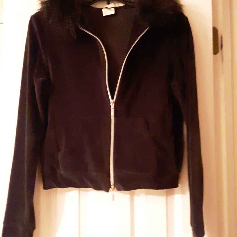 Velour long sleeve sweat